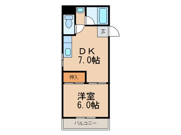 松島コーポの物件間取画像